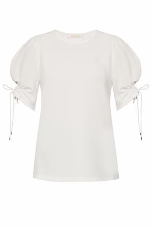 Top with tie-up sleeves, zdjęcie 1 Top with tie-up sleeves od See By Chloe